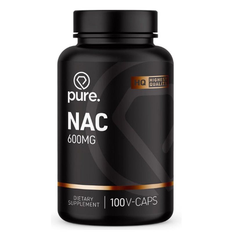 PURE Nac 600mg 100 Capsules