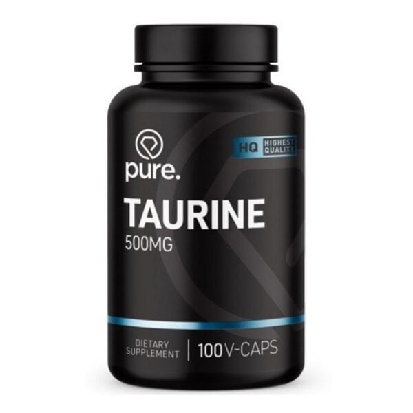 PURE Taurine 500mg 100 Capsules